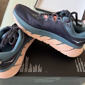 Hoka One One Sneakers in Teal and Coral